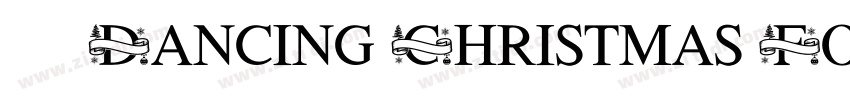 获取 Dancing Christmas Font字体转换